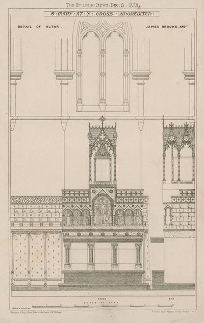Église Sainte-Marie à la Croix, Shoreditch - English School