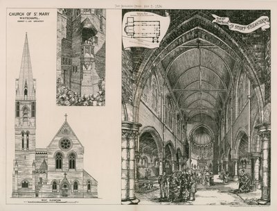 Église de St Mary à Whitechapel - English School
