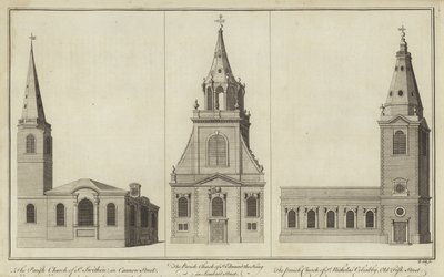 Églises de St Swithin, Cannon Street, St Edmund the King, Lombard Street et St Nicholas Cole Abbey, Old Fish Street - English School