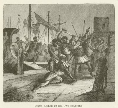 Cinna tué par ses propres soldats - English School