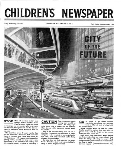 Ville du futur, première page de 