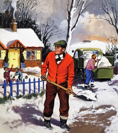 Déblayage de la neige - English School