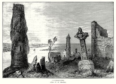 Clonmachnoise (gravure) - English School