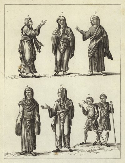 Vêtements des Anglo-Saxons - English School