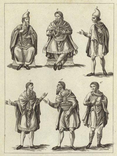 Vêtements des Anglo-Saxons - English School