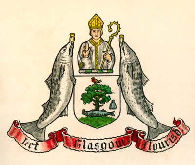 Blason de Glasgow, Écosse - English School