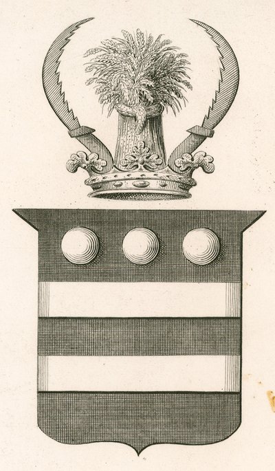 Blason de Sir Edward Hungerford - English School