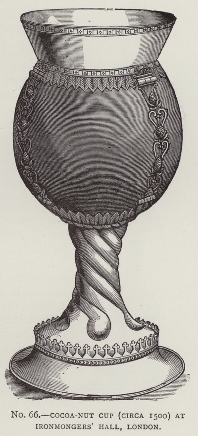 Coupe de noix de coco (vers 1500) à Ironmongers