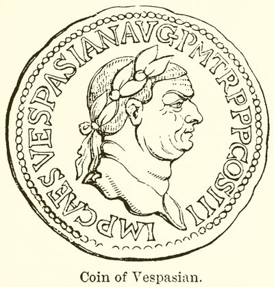 Pièce de monnaie de Vespasien - English School