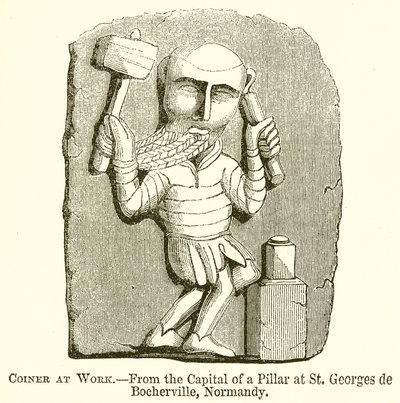 Frappeur de monnaie au travail - English School