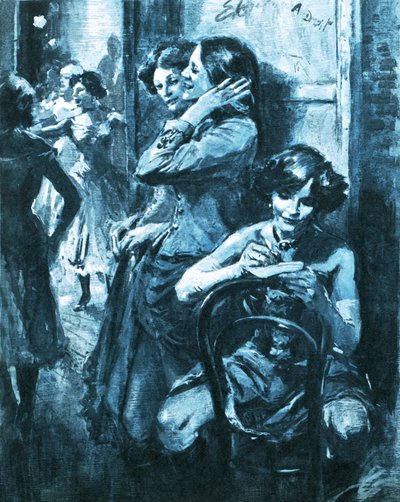 Colette écrivant en attendant de monter sur scène - English School