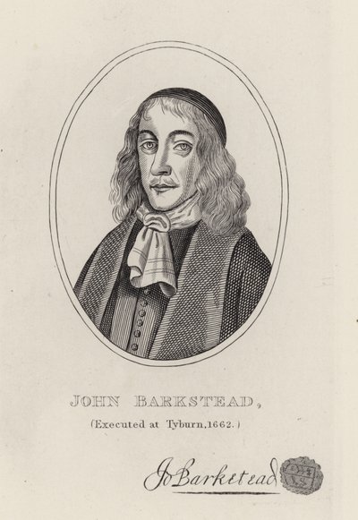 Colonel John Barkstead - English School