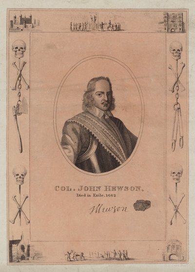 Colonel John Hewson, mort en exil, 1662 - English School