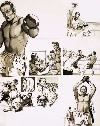 Bande dessinée biographique de Henry Cooper - English School