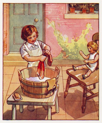 Commandes : Laver la robe de la poupée - English School
