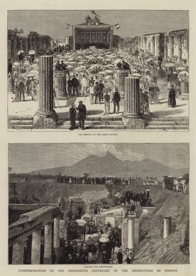 Commémoration du Dix-huitième Centenaire de la Destruction de Pompéi - English School