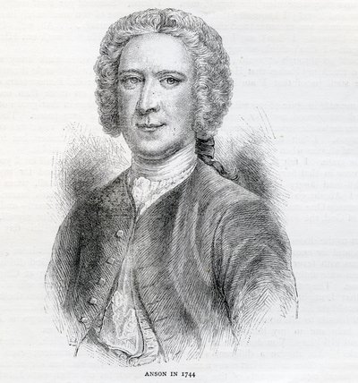Commodore George Anson, 1er baron Anson (1697-1762) - English School