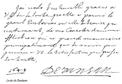 Comte de Rantzau - English School