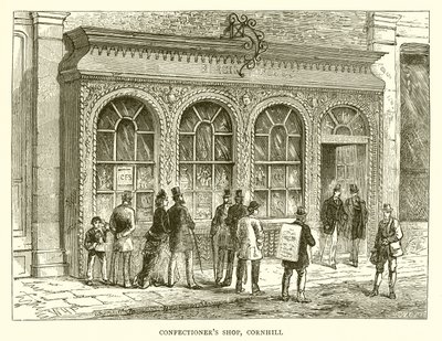 Boutique de confiseur, Cornhill - English School