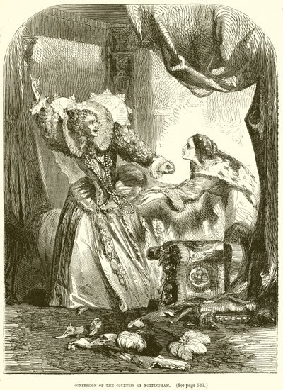 Confession de la Comtesse de Nottingham - English School