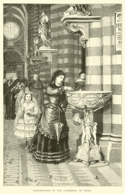 Confirmation dans la cathédrale de Sienne - English School
