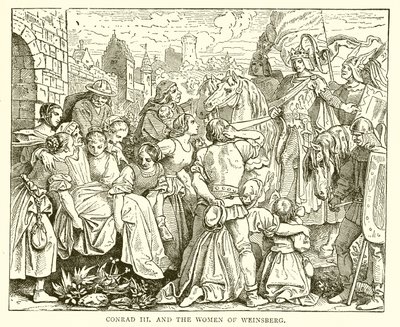 Conrad III et les femmes de Weinsberg - English School