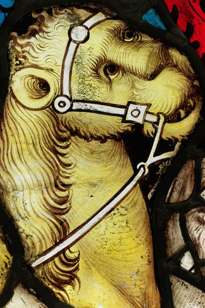 Section conservée de la Grande Fenêtre Est à York Minster : 