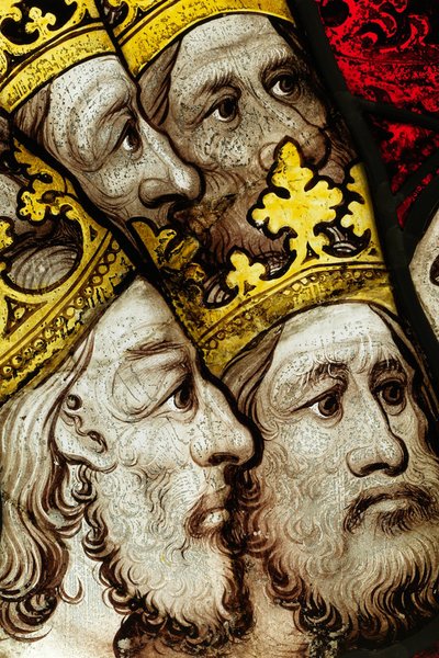 Section conservée de la Grande Fenêtre Est à York Minster : 