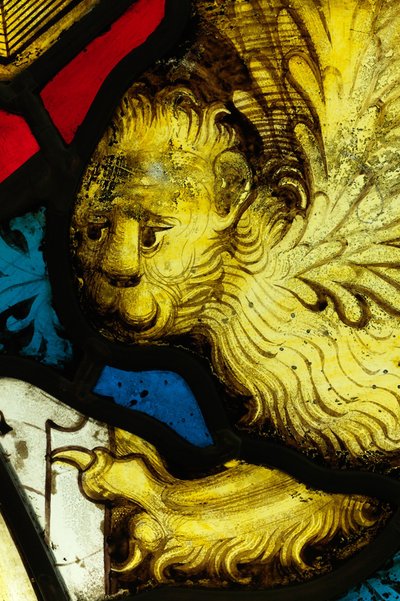 Section conservée de la Grande Fenêtre Est à York Minster : 