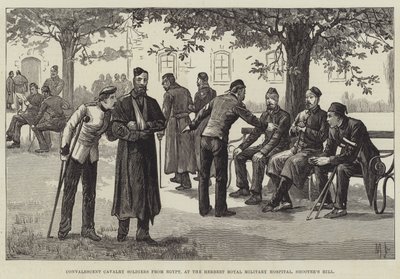 Soldats de cavalerie convalescents d