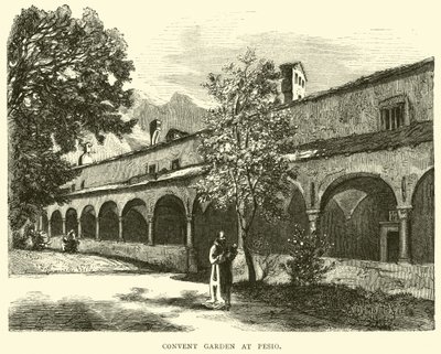 Jardin du couvent à Pesio - English School