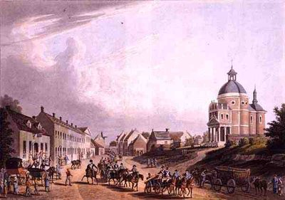 Transport des canons français du champ de bataille le 24 juillet 1815, à Waterloo, publié par R. Bowyer - English School