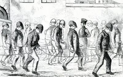 Détenus exerçant dans la prison de Pentonville, de 