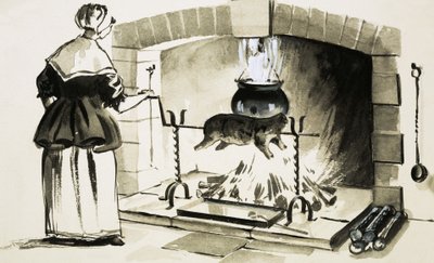 Cuisiner avec une broche - English School