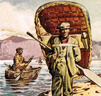Coracles au Pays de Galles - English School