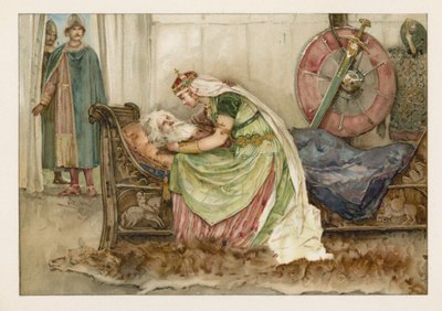 Cordelia avec le roi Lear - English School