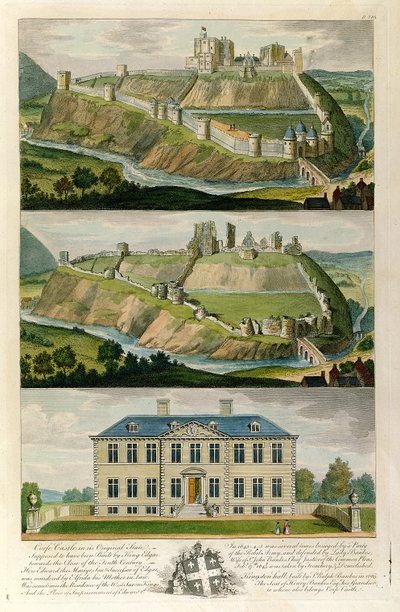 Château de Corfe dans son état d