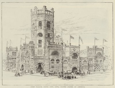 Palais de maïs, Sioux City, Iowa, États-Unis d
