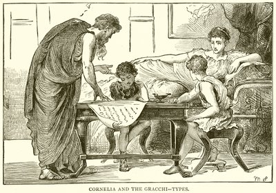 Cornélie et les Gracques. Types - English School