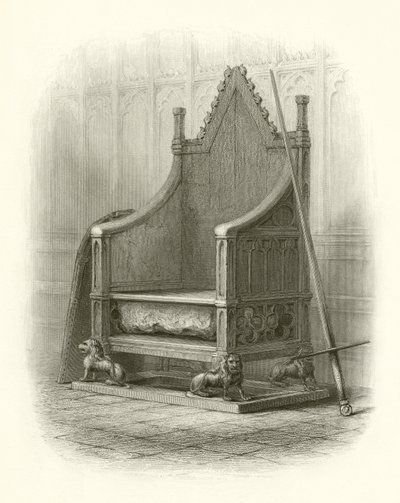 Chaise du couronnement à l