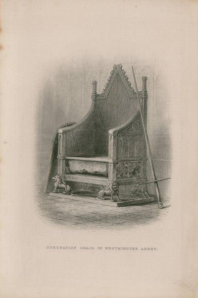 Chaise du couronnement à l