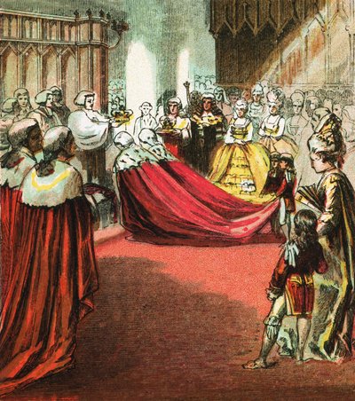 Couronnement de George III - English School