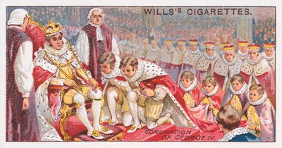 Couronnement de George IV - English School