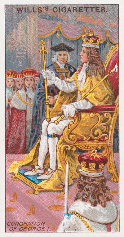 Couronnement de George I - English School