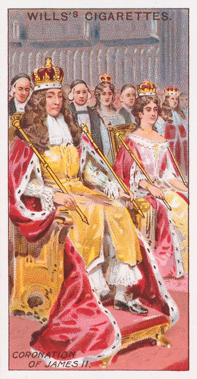 Couronnement de Jacques II - English School