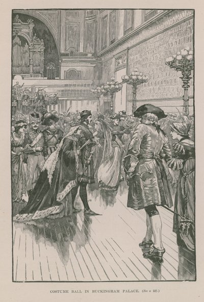 Bal costumé au palais de Buckingham - English School