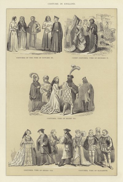 Costume en Angleterre - English School