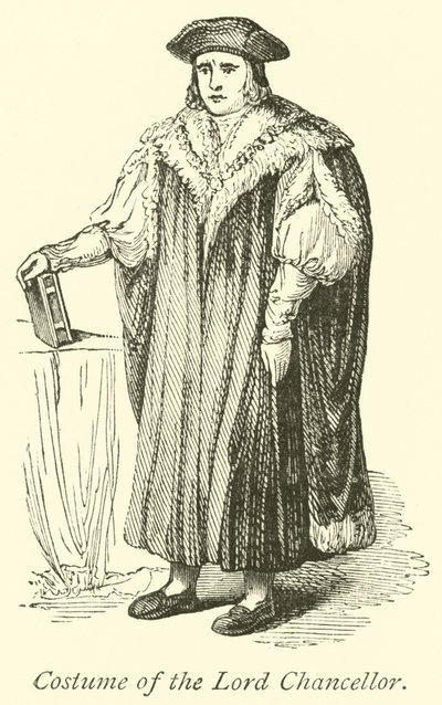 Costume du Lord Chancelier - English School