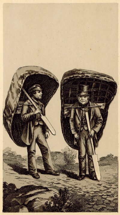 Costumes du Pays de Galles : Pêcheurs de saumon - English School