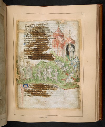 Cotton MS Tiberius A VII/1 fol. 75r, fin du 15ème siècle - English School